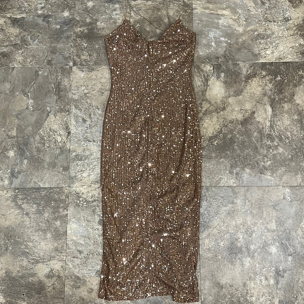 fashion nova sequence dress never worn!